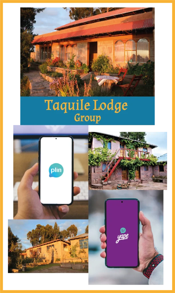 Taquile Lodge Lago Titicaca paga con Yape o Plin
